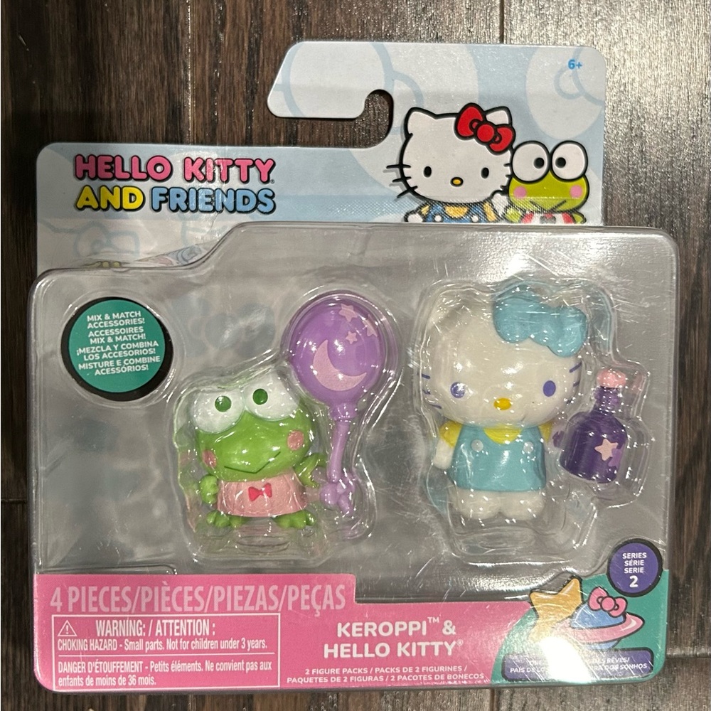 Hello Kitty and Friends Keroppi & Hello Kitty Toy Set - Picture 1 of 2